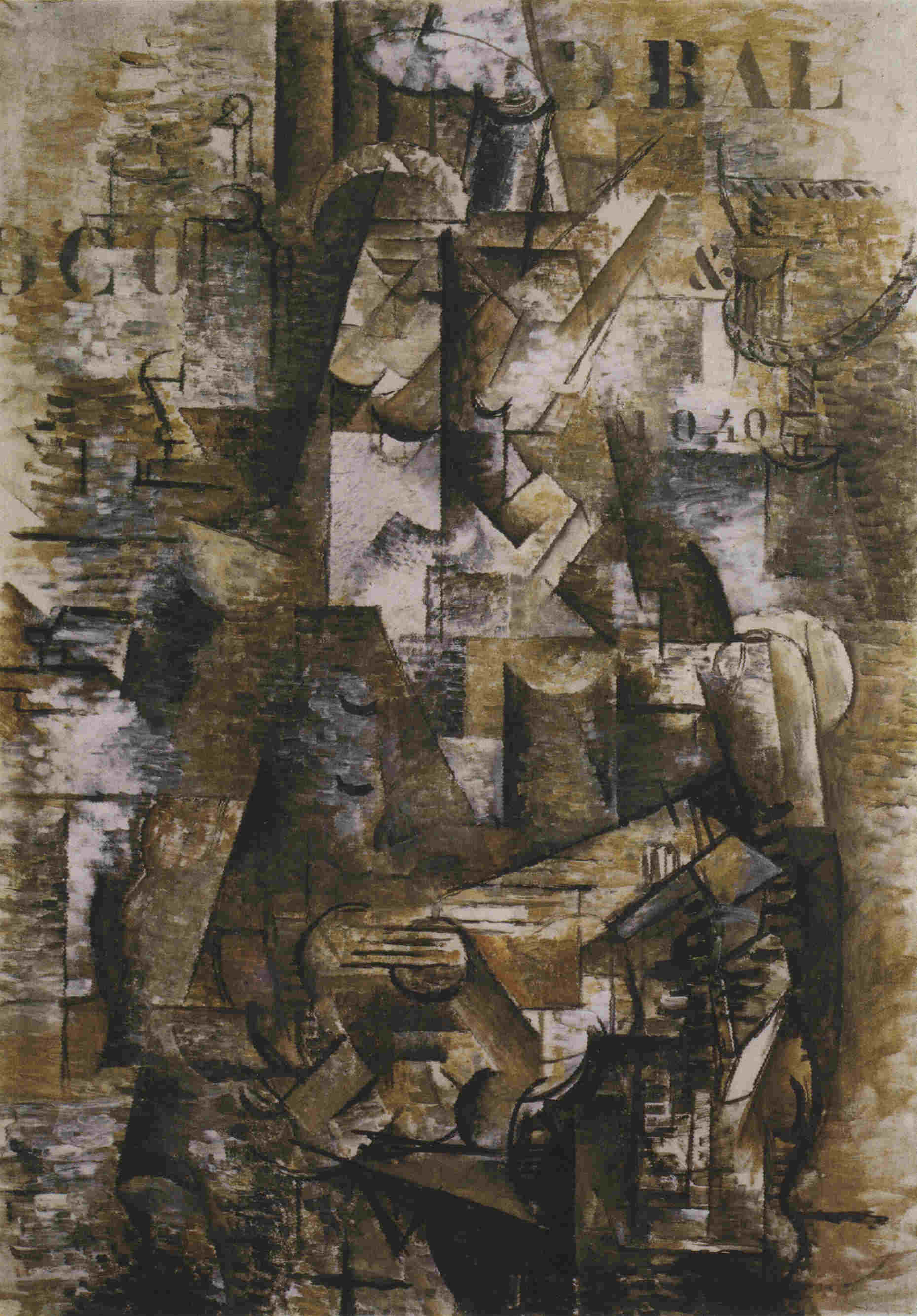 Braque The Portuguese, 1911, Oil on canvas