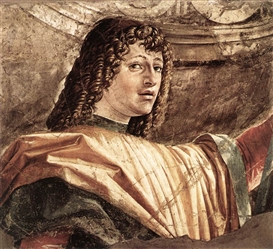 Donato Bramante, Man with a Halbard (detail)