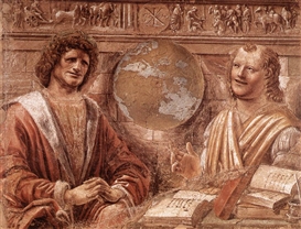 Donato Bramante, Heraclitus and Democritus