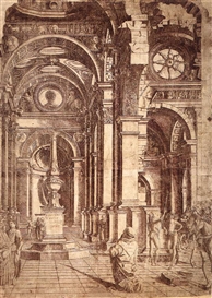 Donato Bramante, Interior of a Church