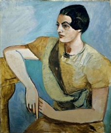 Wolfgang Paalen, Portrait de Alice Paalen, sœur de l'artiste