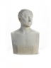Hiram Powers, A white marble bust of a Gentleman