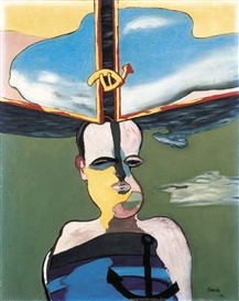 Juan Barjola, Retrato