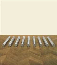 Walter De Maria, Large Rod Series: Circle/Rectangle 5, 7, 9, 11, 13