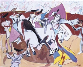 Juan Barjola, Tauromaquia