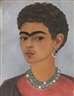 Frida Kahlo, Self-Portrait with Curly Hair