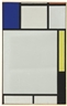 Piet Mondrian, Composition avec bleu, rouge, jaune et noir