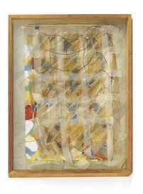 Elizabeth Gower, Waxpaper and Glitter Grids