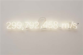Cerith Wyn Evans, 299792458m/s