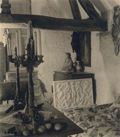 Pierre Jahan, La Maison du Sculpteur Delvol à Fontaine la Rivière, 1943