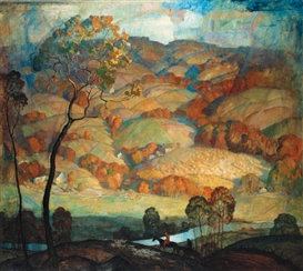 N.C. Wyeth, Chadds Ford Hills