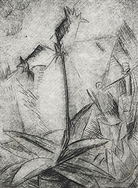 Dorothea Maetzel-Johannsen, Stilleben mit Topfpflanze