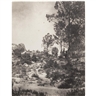 Eugène Cuvelier, Pines in winter, Fontainebleau Forest, c. 1860