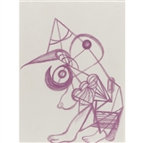 Surrealist Drawing, Frida