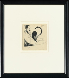 Aubrey Beardsley, VIGNETTE IN BON-MOTS OF SMITH AND SHERIDAN