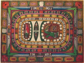 Adolf Wölfli, VULKAN RIOGRANDE IN SÜDAMERIKA, 1926 VOLCANO RIOGRANDE IN SOUTH AMERICA, 1926
