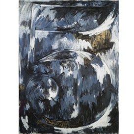 Elaine Sturtevant, Johns Black Figure Five