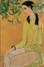 Nguyen Trung, Lady With Champa Flowers