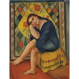 Bernard Karfiol, The Dressing Room