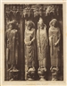 Alphonse-Louis Poitevin, Cathédrale de Chartres, statues colonnes, 1855