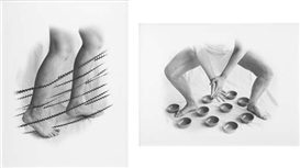 Marta María Pérez Bravo, Two Works: (i) Cruzando un Rio; (ii) Los Cantos Mandan