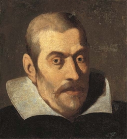 Francisco Pacheco, Portrait d'homme en buste, à la collerette blanche