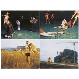 Cao Fei, GOLDEN FINGER, GOLDEN FIGHTER'S DESPAIR, HIJACKING, CAPTURE (FOUR WORKS)