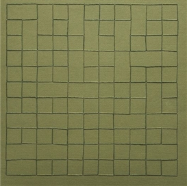 Helen Mirra, Embroidered Grid
