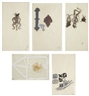 Shahzia Sikander, Five works: Untitled