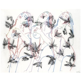 Ghada Amer, Reza Farkhondeh, La Tempete du Desir (The Tempest of Desire)