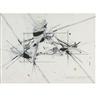 Barry Le Va, INSTALLATION DRAWING: TWISTED CHAIN (OF EVENTS): SKETCHING A POSSIBILITY