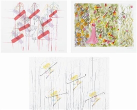 Ghada Amer, Reza Farkhondeh, Kiss Cross; Wonder Women; and Love Me