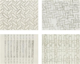 Monica Bonvicini, Four works: Ashes Watercolour