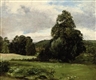 Lionel Bicknell Constable, View of the entrance to Fen Lane