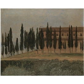 Carl Gustav Carus, KLOSTER MONTE OLIVETO BEI FLORENZ (THE MONASTERY OF MONTE OLIVETO MAGGIORE, NEAR FLORENCE)
