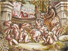 Nicole Eisenman, Garden Scene