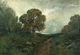 László Paál, Wooded landscape