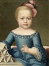 Johan Michael Baader, Portrait d'enfant au chapeau rouge