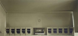 Hans op de Beeck, Exercising the nowhere (black and white series) - Train Station