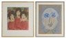 Sybil Gibson, "Three Women in Red, 1992," "Portrait of a Man, 1985"