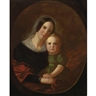 George Caleb Bingham, Mrs. George Caleb Bingham and Son, Newton