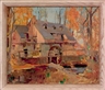 Arthur E. Becher, landscape with mill