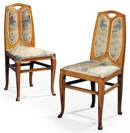 Henry van de Velde, PAIR OF SIDE CHAIRS