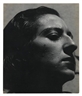 Manuel Álvarez Bravo, "Cabeza" (Portrait of Lola Alvarez Bravo)