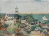 Nancy Maybin Ferguson, CHURCH OVERLOOKING THE BAY