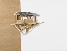 Tadashi Kawamata, PLAN FOR "THREE HUTS IN A GALLERY" N°7