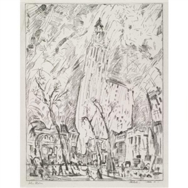 John Marin, Woolworth Building (The Dance) (Zigrosser 116)