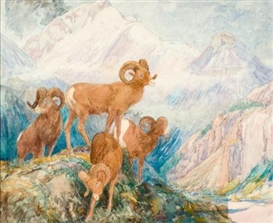 Alexander Phimister Proctor, Big Horn Mountain Sheep