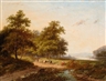 Jan Evert Morel de Jongere, andscape with cows and figures