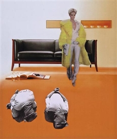 Martha Rosler, Hooded Captives (Bringing the war home), 2005